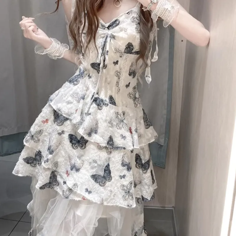 Mu Xiao Xin Slip Dresses Women's-3