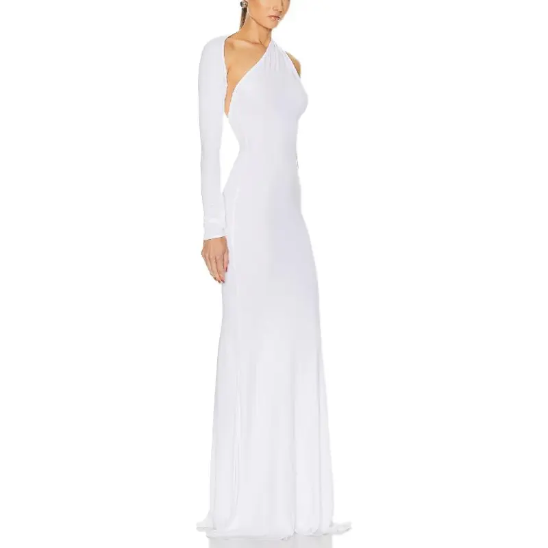 Alex Perry Long Sleeved Dress Women's White-3