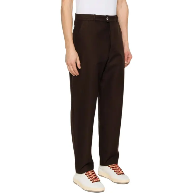KENZO Cotton Tapered Trousers-3