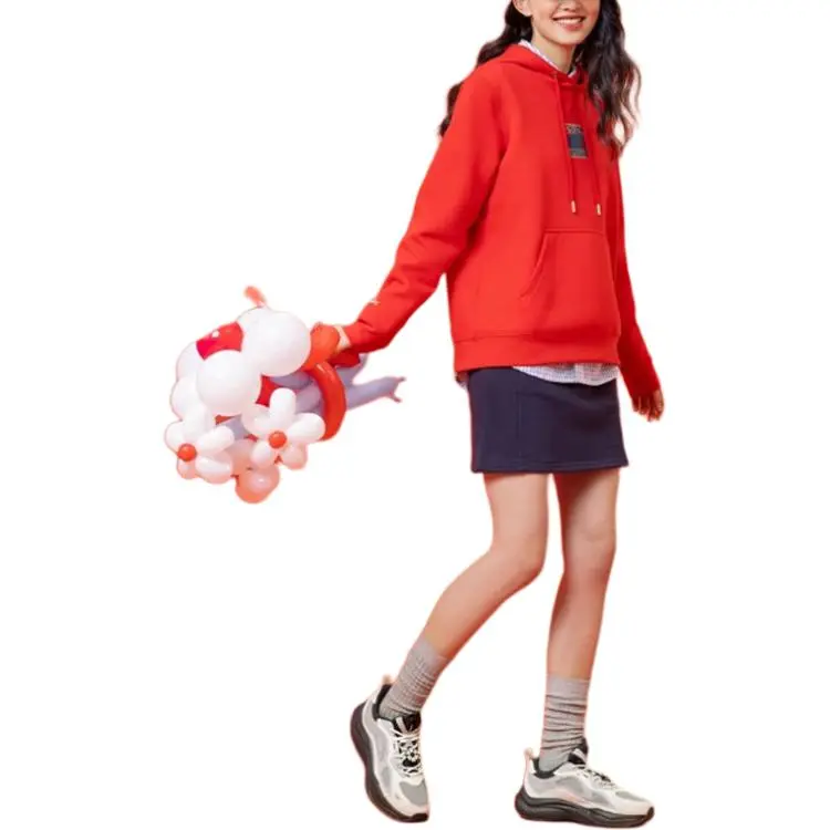 XTEP Sweatshirt Women's Enchanted Red-1