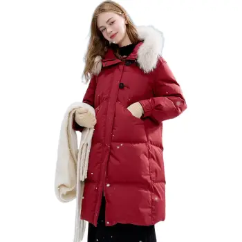 3COLOUR Down Jacket Women's Burgundy