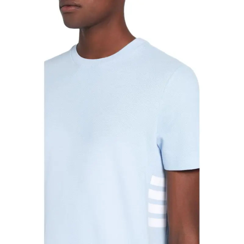 THOM BROWNE· T-Shirt Men's Light Blue-4