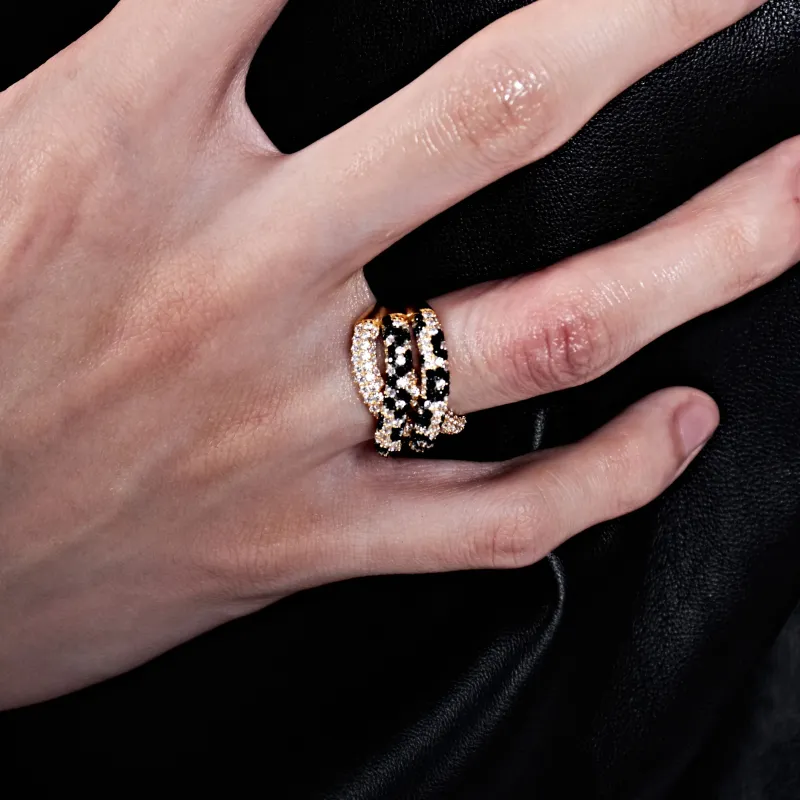 NothingButMini White Gold Plated Copper Rings Unisex-7