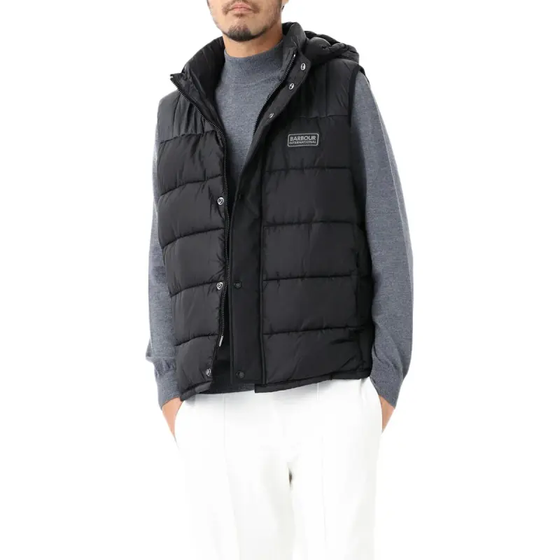 BARBOUR Tank Tops Men Black-2