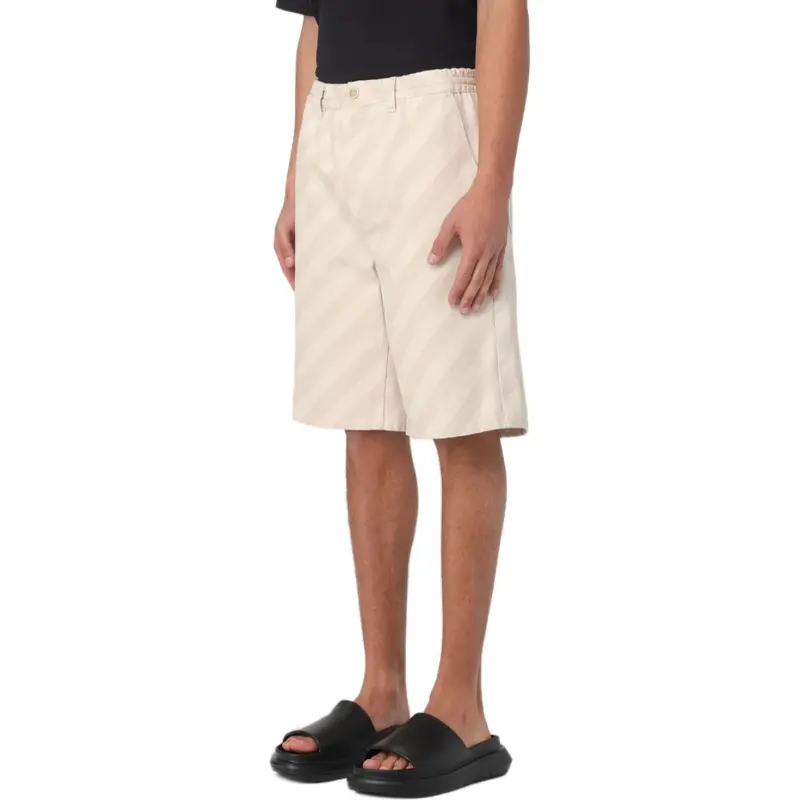 MARNI Denim Shorts Men Ecru-2