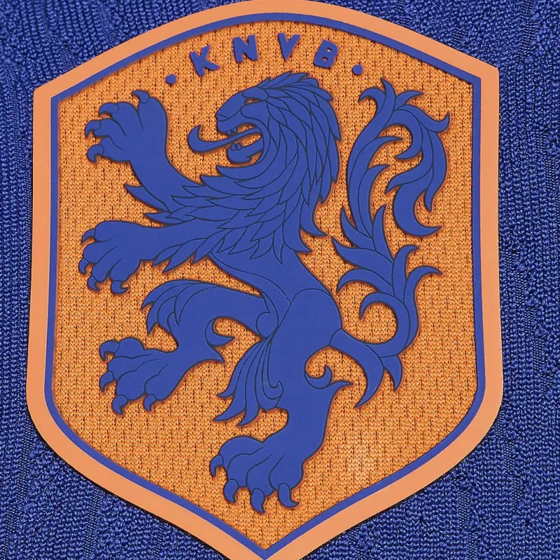 Nike Netherlands Strike Elite Soccer Jerseys Men's Dark Royal Blue/Safety Orange/Safety Orange-4
