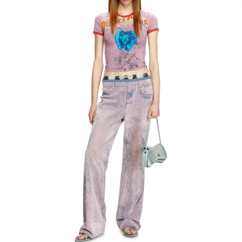 DIESEL P Nerv Wide Leg Trousers-1