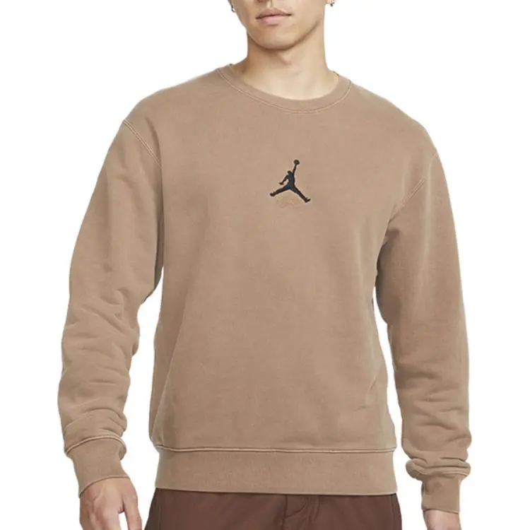 Jordan Sweatshirt Fall Men's Camel-2