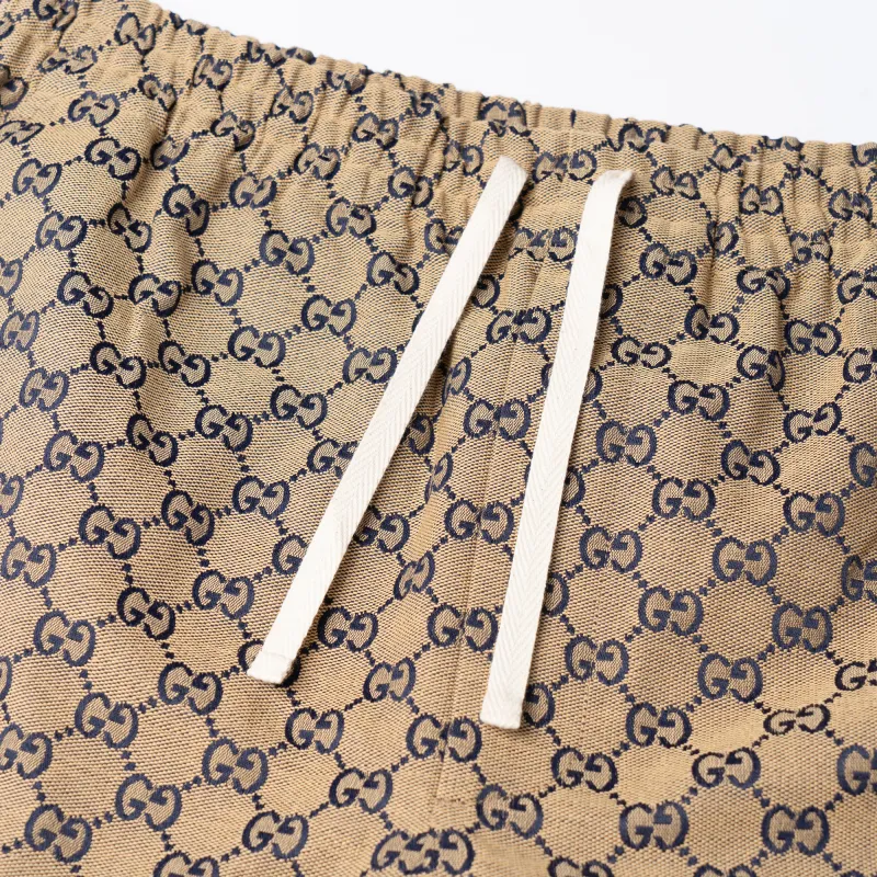 GUCCI Gg Jacquard Canvas Track Pant-5