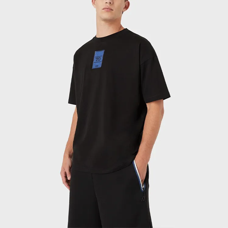 EMPORIO ARMANI EA7 SS22 T Shirt Men's Black-3