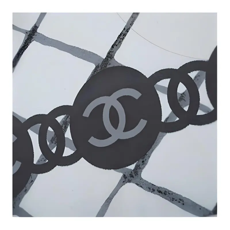 CHANEL Silk Scarves Women's White-2