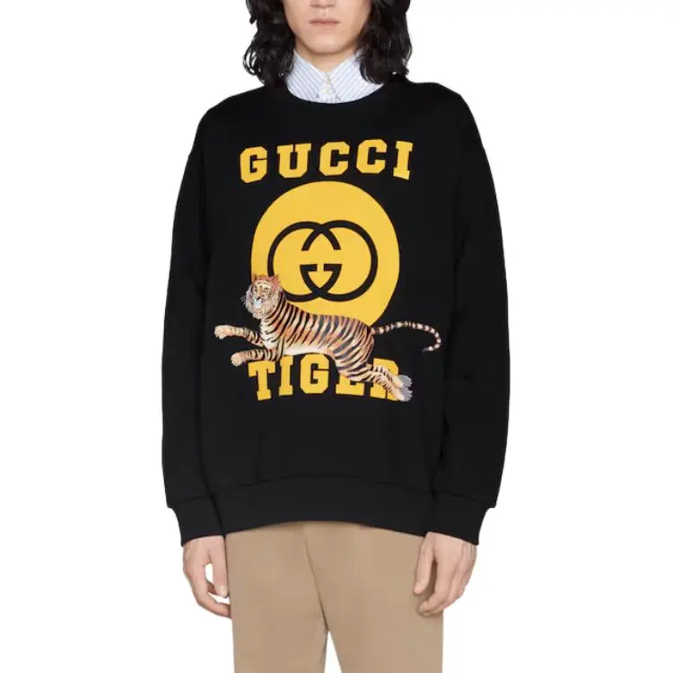 GUCCI Sweatshirts Men Black-1