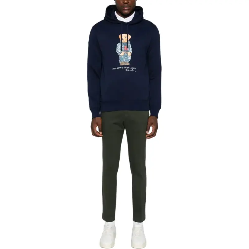 Polo Ralph Lauren Denim Bear Seasonal Fleece Sweatshirt-2