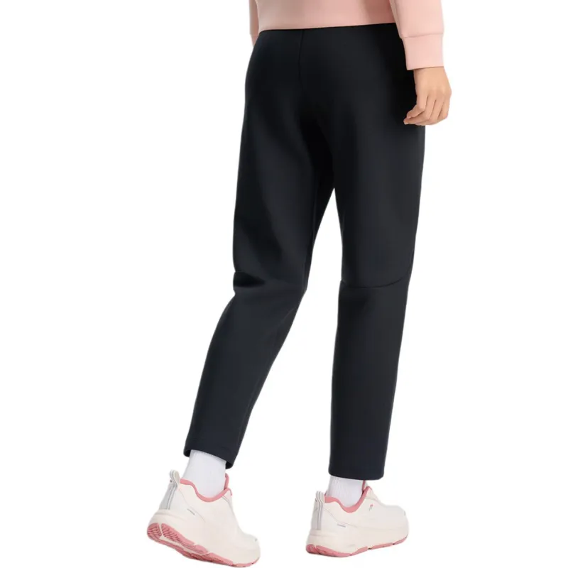 FILA FitnessAthletics Knitted Sports Pants Women's Pitch Black-4