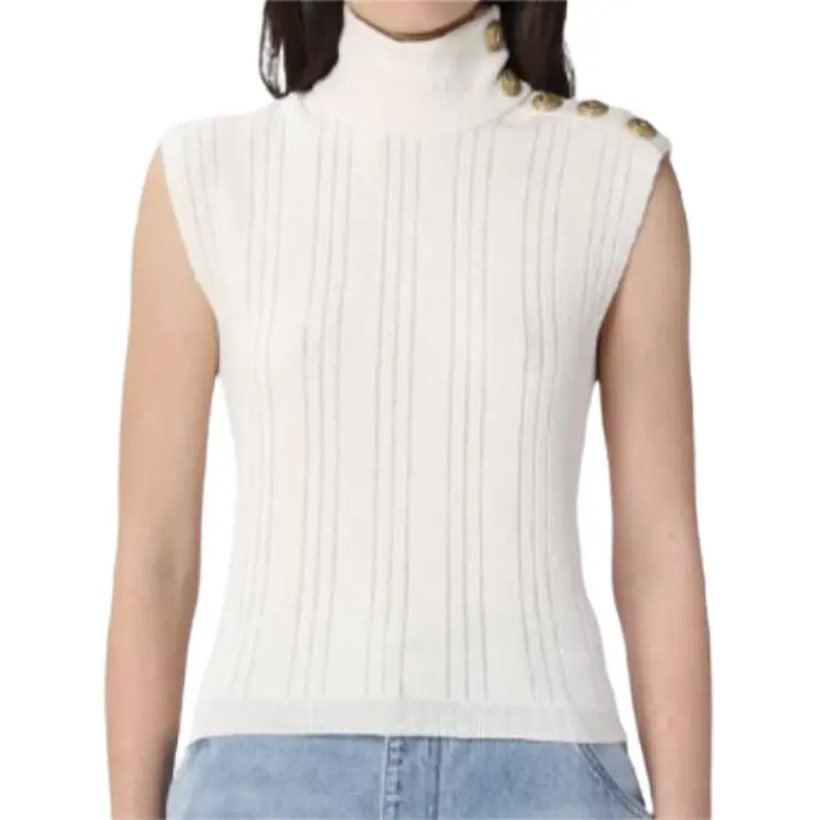 BALMAIN T Shirts Women's White-4