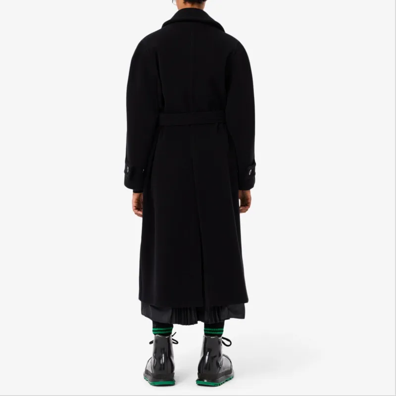 LACOSTE Classic Belted Trench Coat-3
