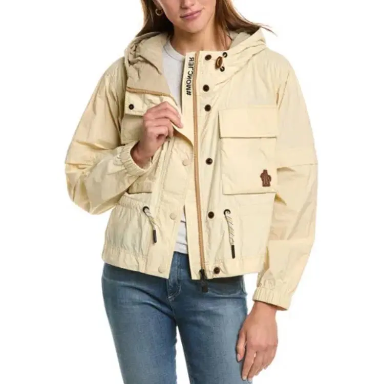 Moncler SS24 Jackets & Coats Women's Yellow Brown-2