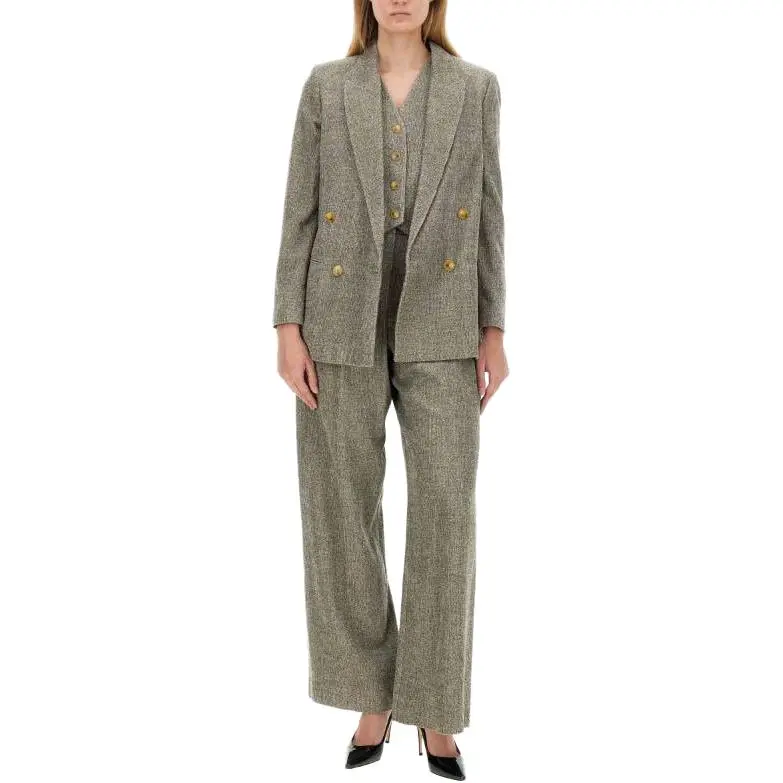 Alysi Pleated Palazzo Pants-5