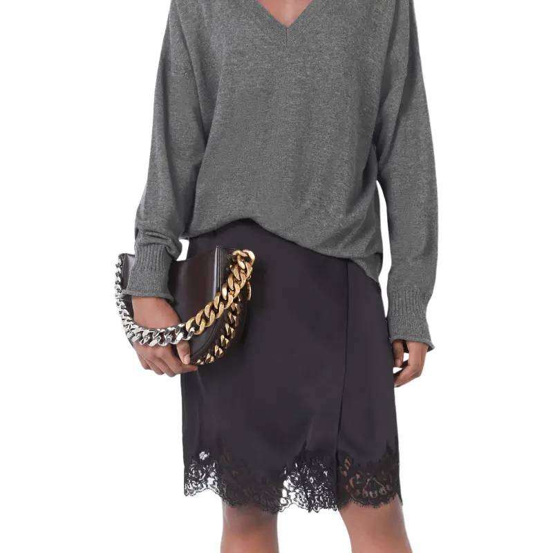 Stella McCartney Stella Iconic V Neck Knitted Jumper-5