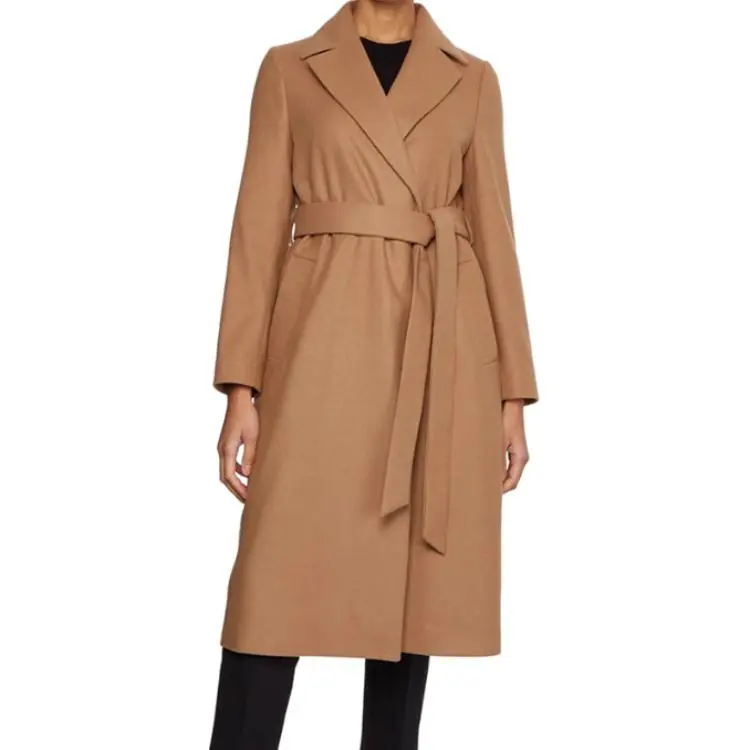 CALVIN KLEIN Coat Women's Camel-1