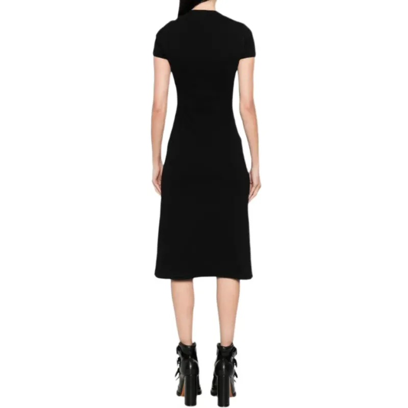 Alexander McQueen Logo plaque Midi Dress-2