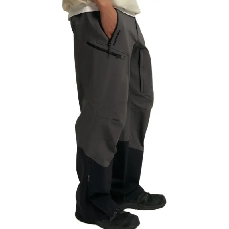 SALOMON Ski Pants Men Gray-3