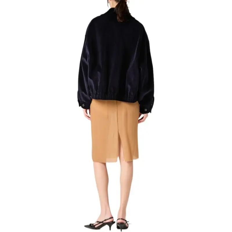 MIU MIU Jacket Women's Marine Blue-2