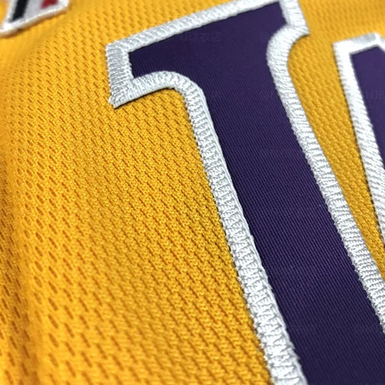 Mitchell Ness Basketball Jerseys Men Yellow-3