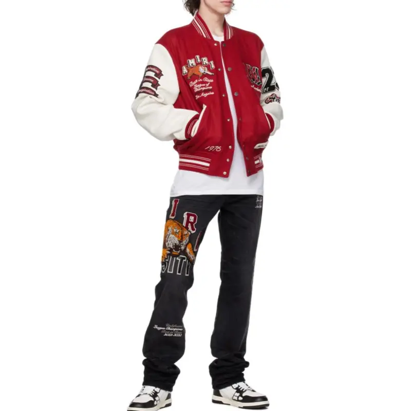 AMIRI Varsity Tiger Straight Jean-1