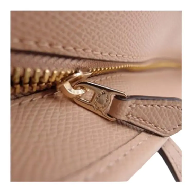 COACH City Cross-Stitch Canvas Leather Tote Bag Shopping Bag Shoulder Bag Handbag Large Size Women's Nude Pink-3