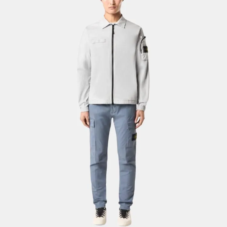 STONE ISLAND Cargo Pants Men's Light Blue-2