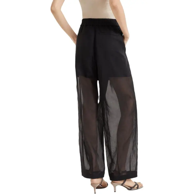 Brunello Cucinelli Organza Track Trousers-3
