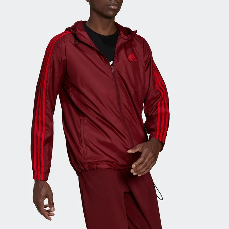 Adidas Jackets Men Dark Red-2