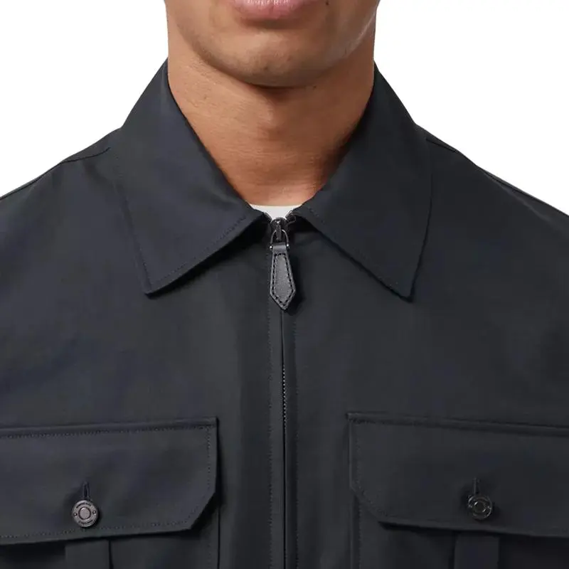 Burberry Hawes Cotton Zip Up Jacket-3