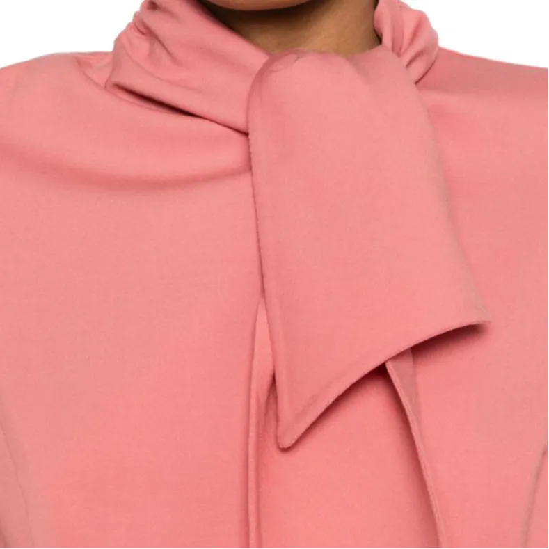 Oscar De La Renta Tied-neck Midi Dress-4