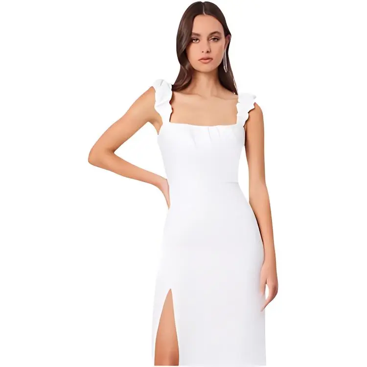 ELLIATTCOLLECTIVE Sleeveless Dress Women's White-1