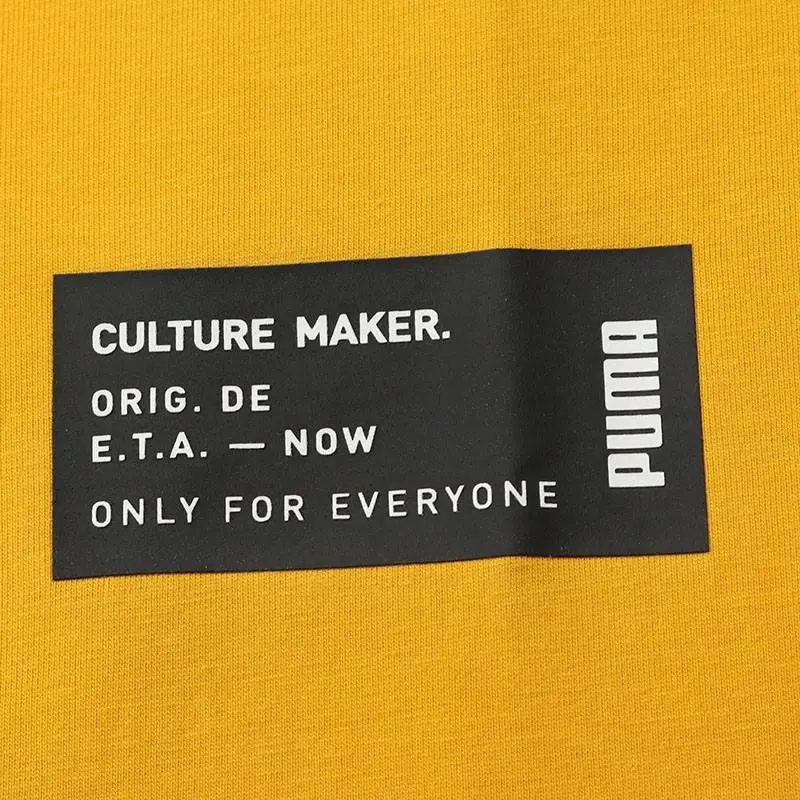 PUMA T Shirts Men Yellow-2