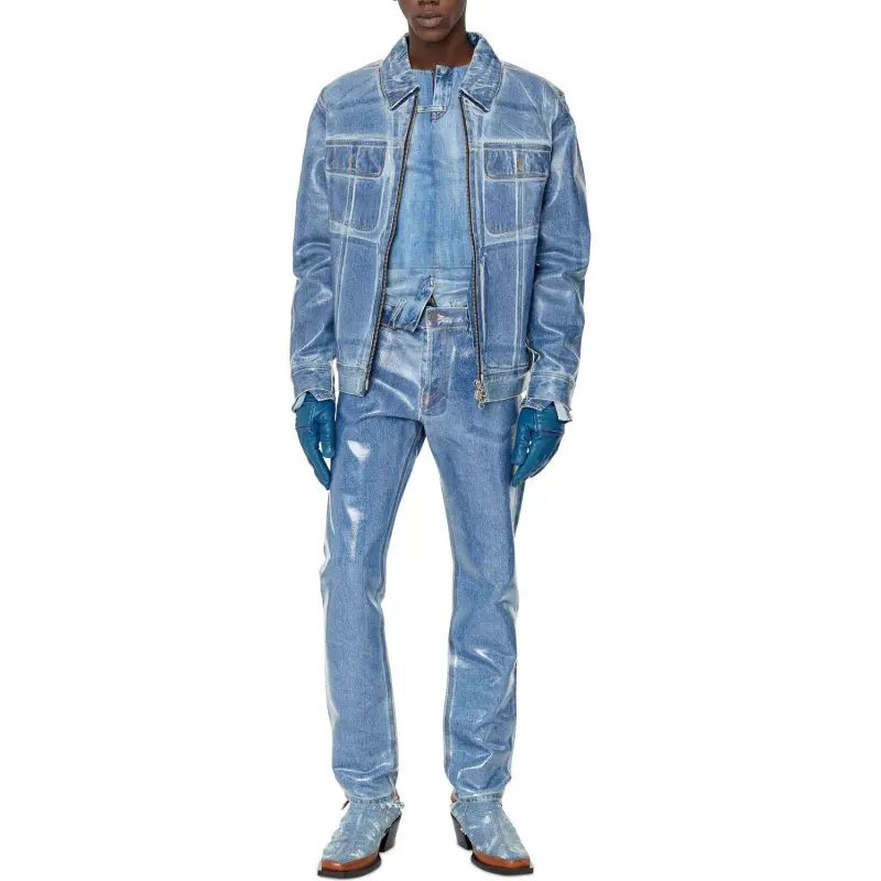 DIESEL Jackets Men Blue-1
