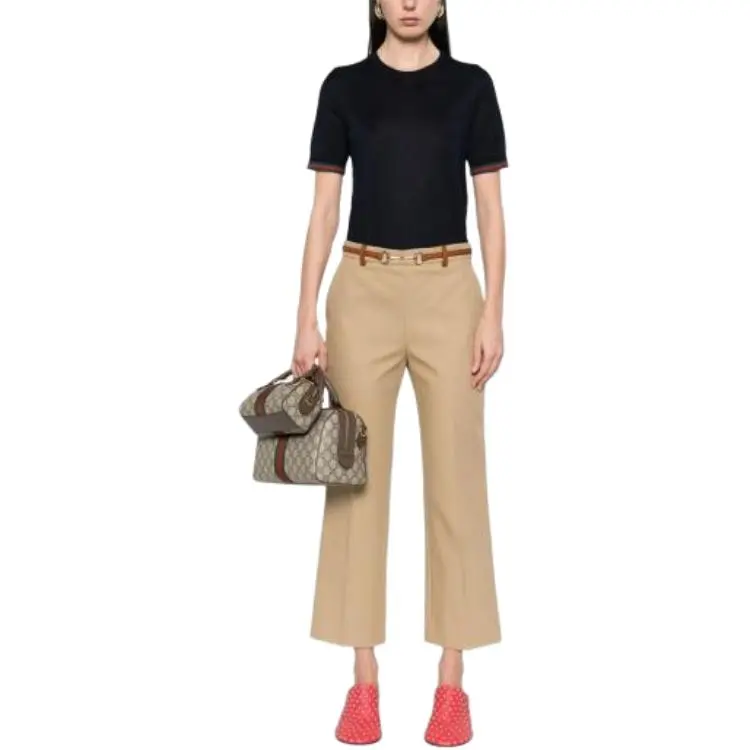 GUCCI Regular T Shirt Women's Blue-1