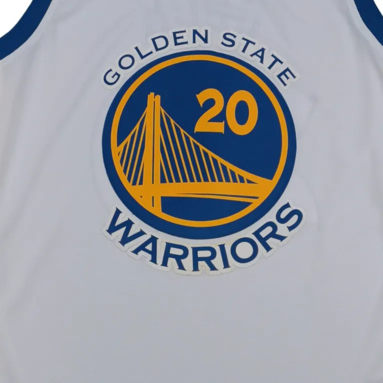 Adidas x NBA SWINGMAN Fan Edition Golden State Warriors Basketball Jersey Unisex White-2