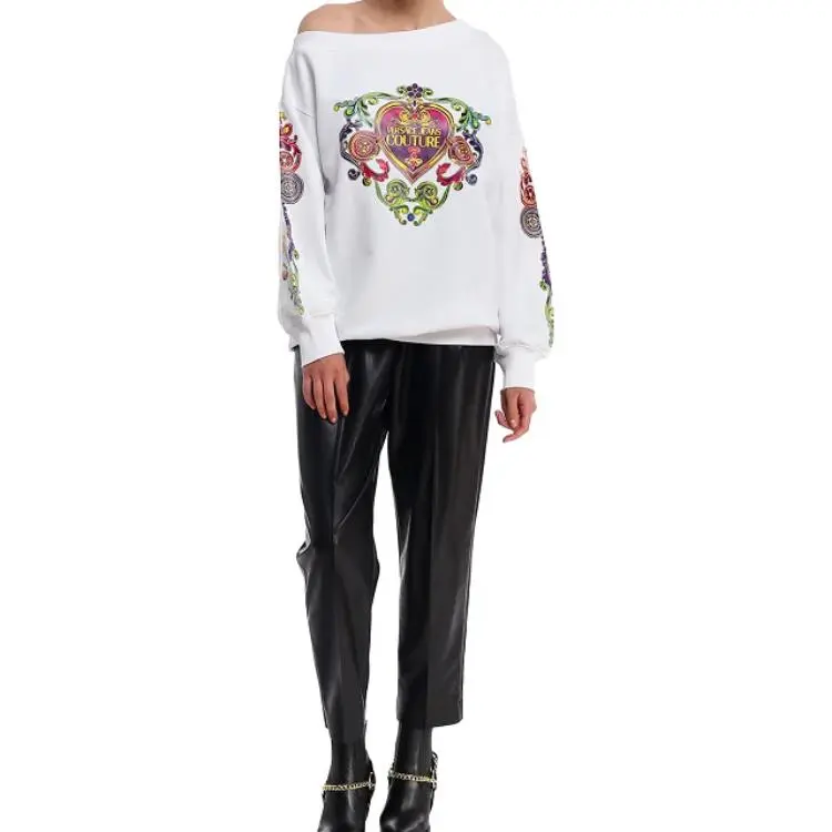 VERSACE JEANS COUTURE Sweatshirts Women's White-1