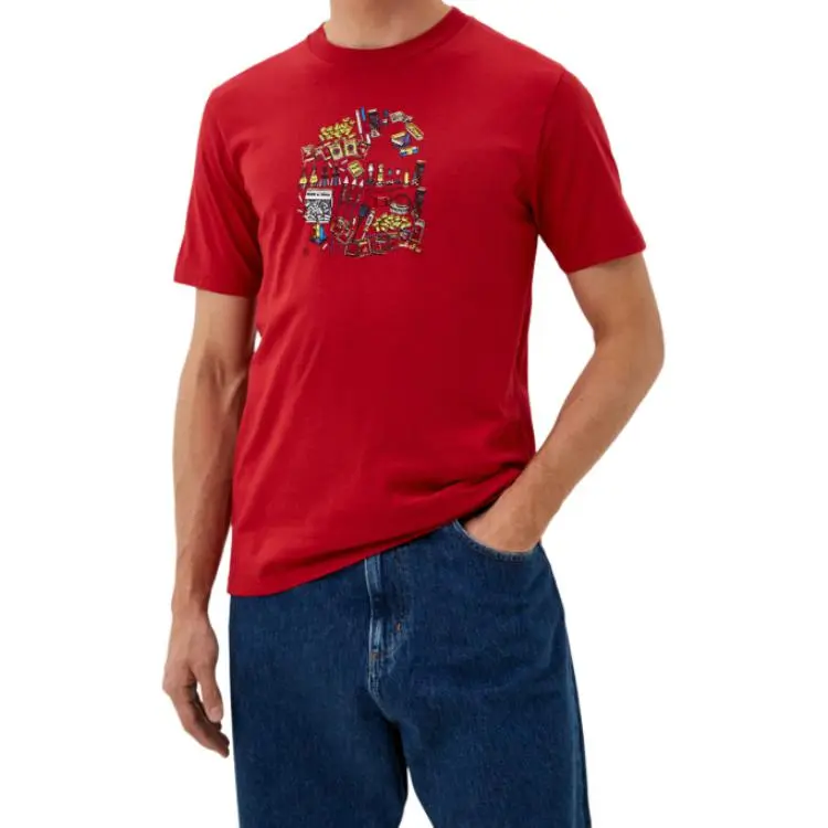 Carhartt WIP T Shirts Men Red-3
