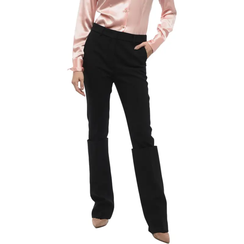 SportMax High Waist Straight Leg Trousers-2