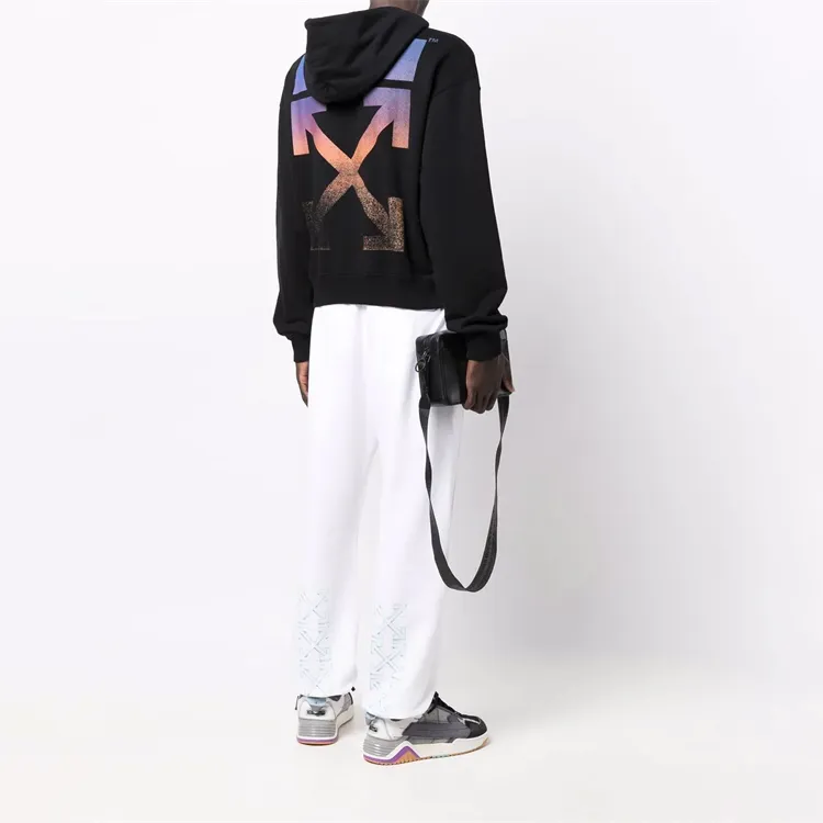 OFF WHITE Slim Fit Pascal Arrow Hoodie-4