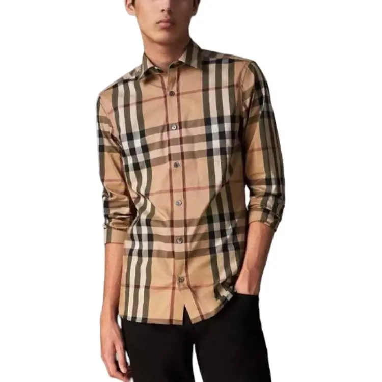 Burberry SS24 Shirt Men's Brown-3