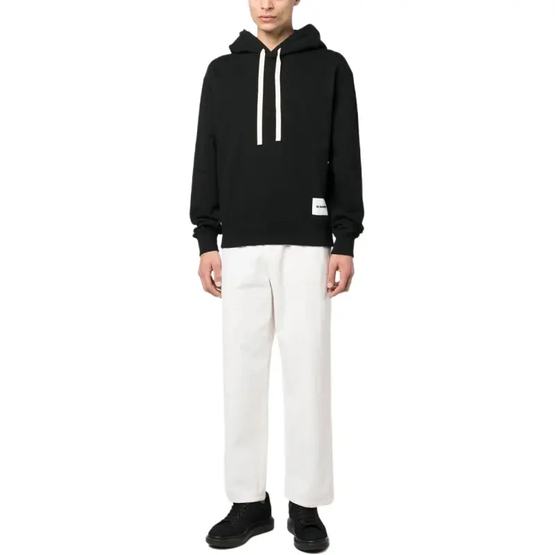 JIL SANDER Cotton Terry Hoodie-2