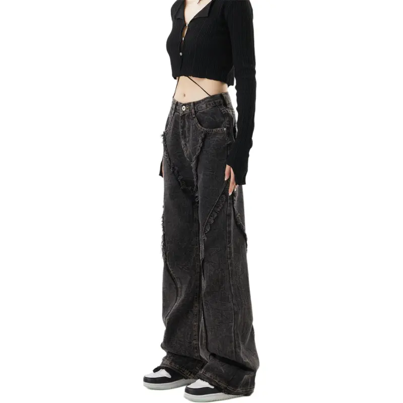 NHZN Jeans Unisex Black-8
