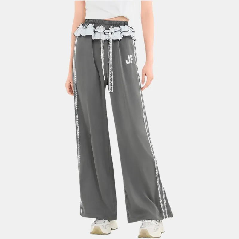 Three Blessings Casual Pants Women's Charcoal Gray-2