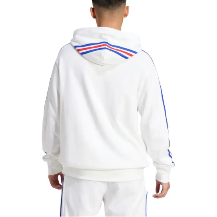 Adidas France Essentials 3 Stripes Hoodie-2