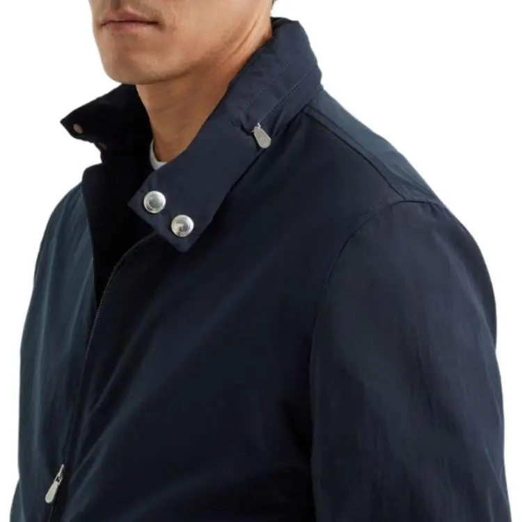 Brunello Cucinelli High Neck Zip Up Bomber Jacket-5